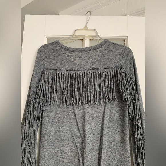 Zadig & Voltaire “Winter Fringes” Dress Gray size small - Picture 13 of 13